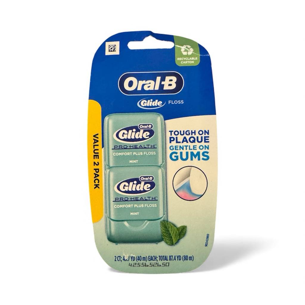 Oral-B Glide Pro-Health Comfort Plus Mint Floss 2-Value Pack